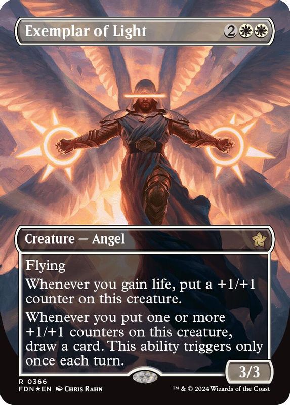 Exemplar of Light (Borderless) (Mana Foil) - 366 - Rare