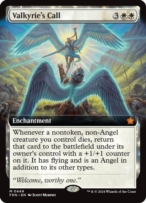 Valkyrie's Call (Extended Art) - 449 - Mythic