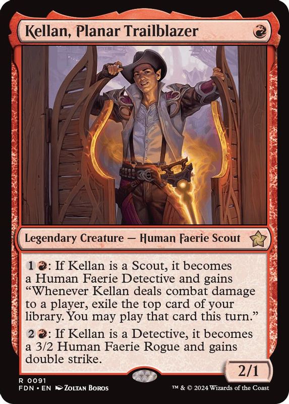 Kellan, Planar Trailblazer - 91 - Rare