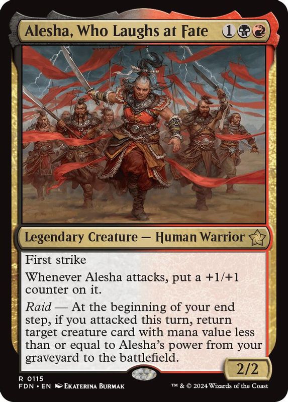 Alesha, Who Laughs at Fate - 115 - Rare