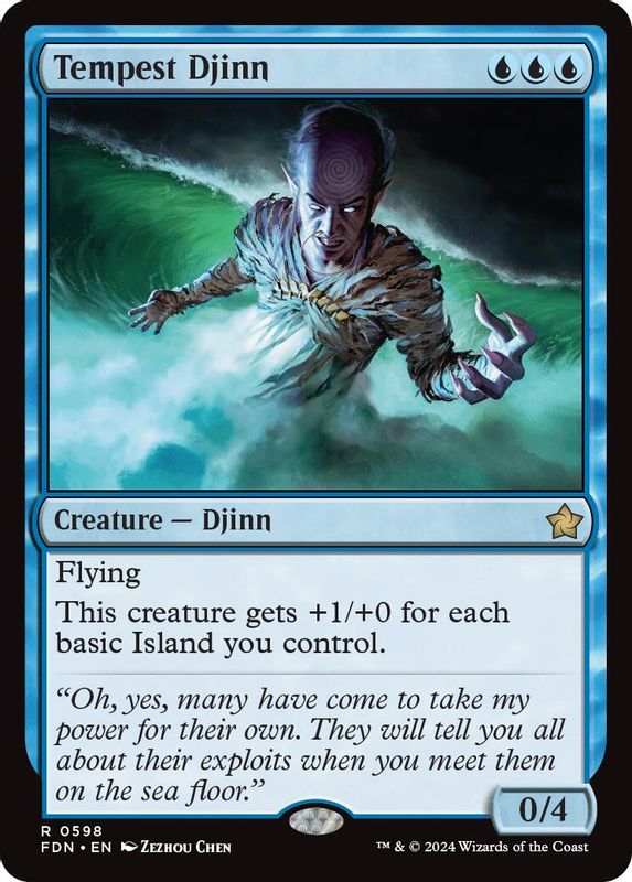 Tempest Djinn - 598 - Rare