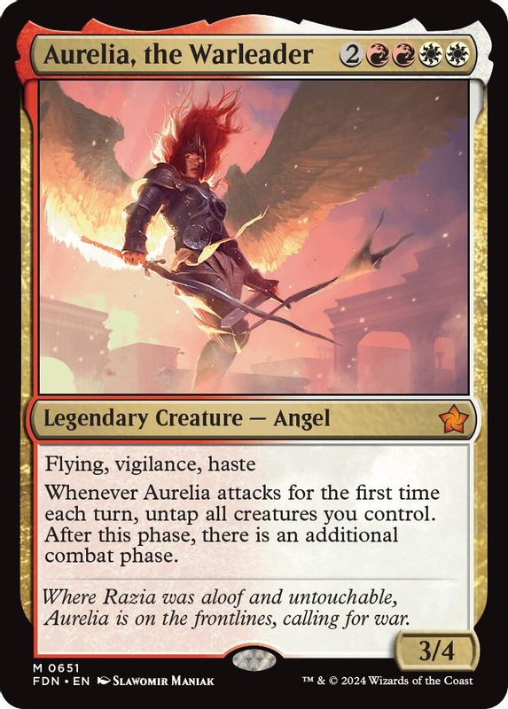 Aurelia, the Warleader - 651 - Mythic