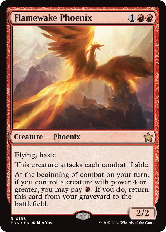 Flamewake Phoenix - 198 - Rare