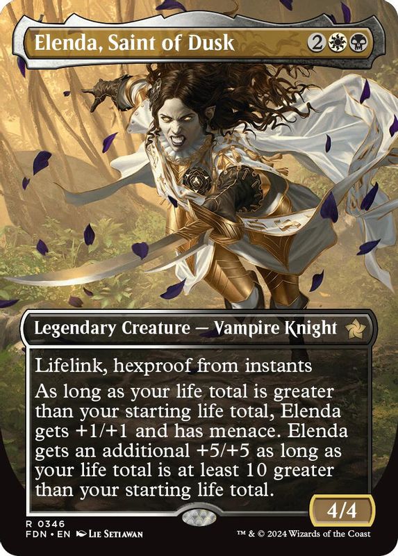 Elenda, Saint of Dusk (Borderless) - 346 - Rare