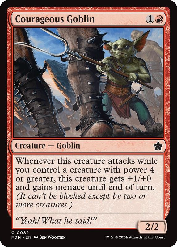 Courageous Goblin - 82 - Common