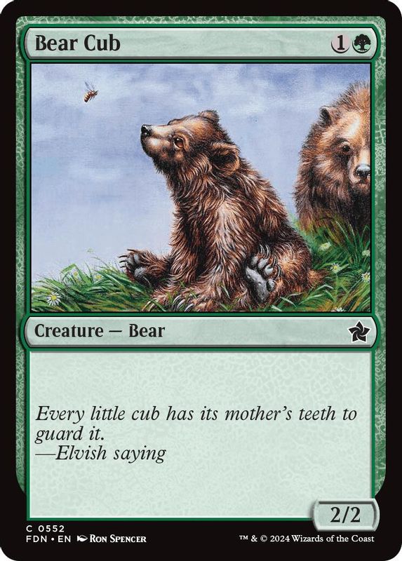 Bear Cub - 552 - Common