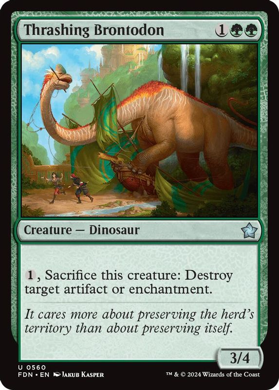 Thrashing Brontodon - 560 - Uncommon