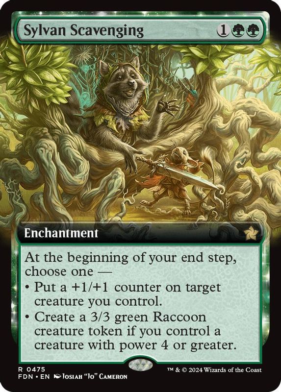 Sylvan Scavenging (Extended Art) - 475 - Rare