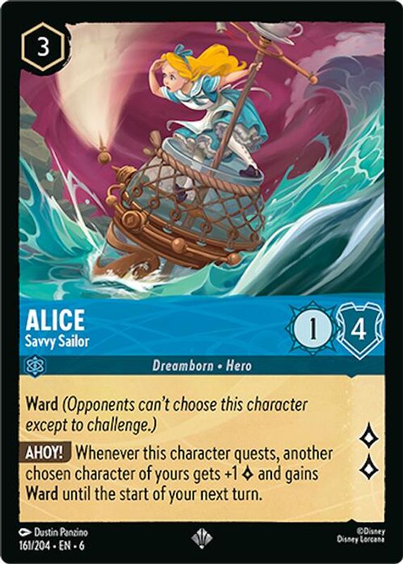 Alice - Savvy Sailor - 161/204 - Super Rare