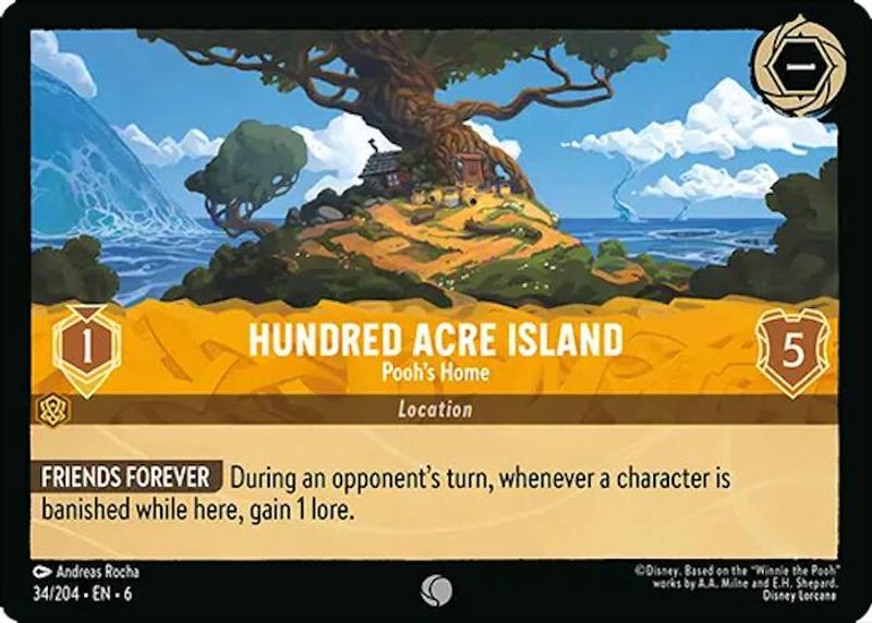 Hundred Acre Island - Pooh's Home - 34/204 - Common