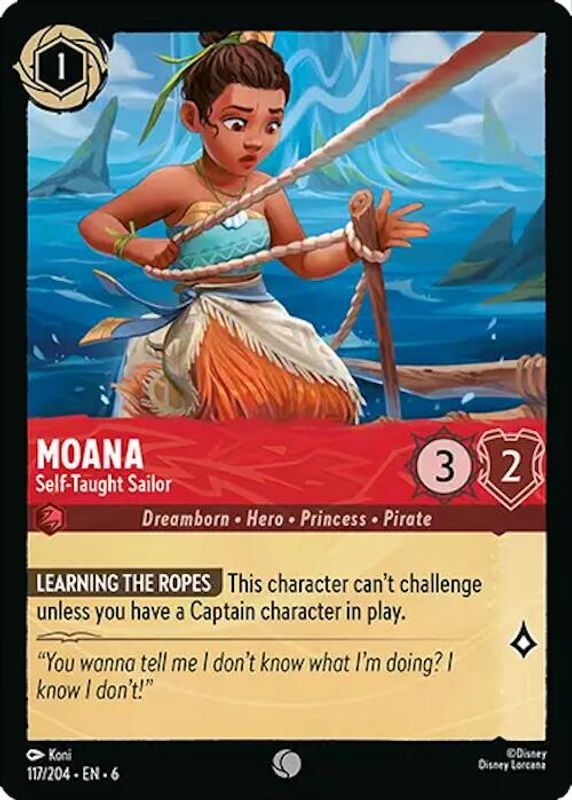 Moana - Self-Taught Sailor - 117/204 - Common