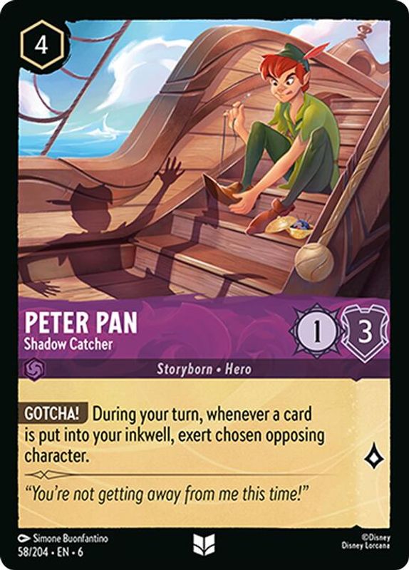 Peter Pan - Shadow Catcher - 58/204 - Uncommon