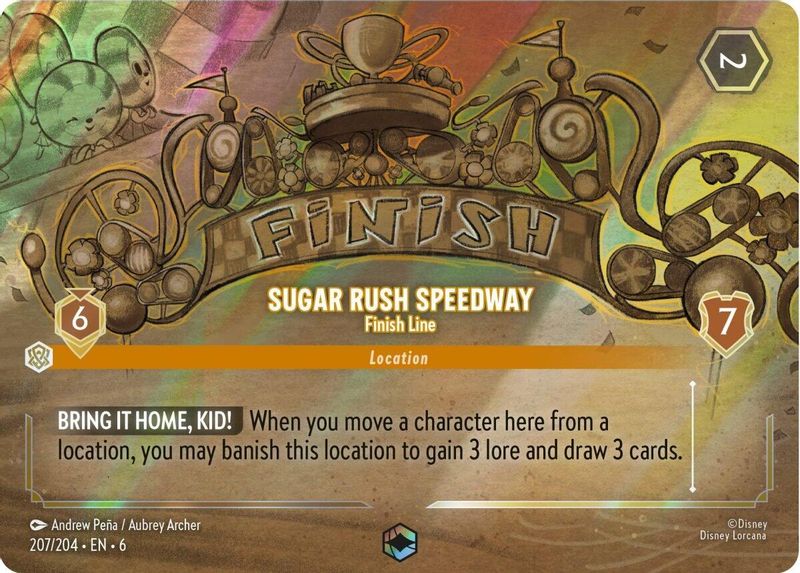 Sugar Rush Speedway - Finish Line (Enchanted) - 207/204 - Enchanted