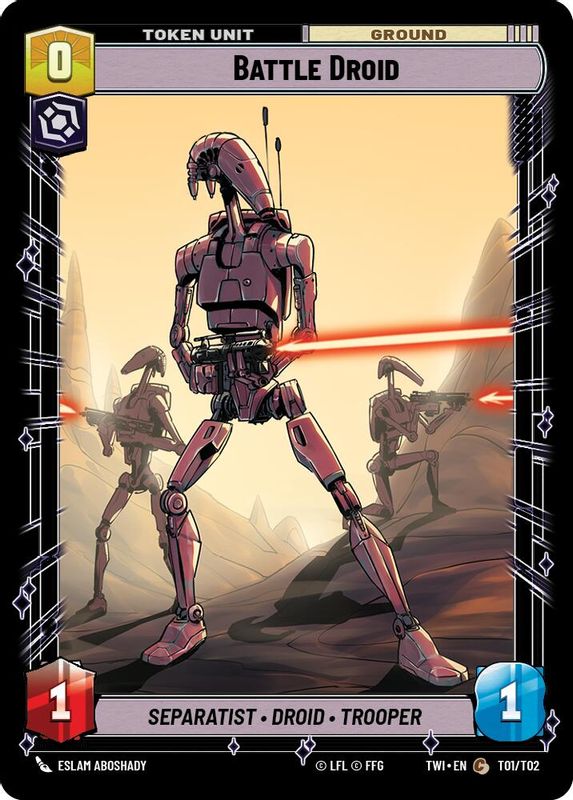 Battle Droid // Clone Trooper - T01 // T02 - Common