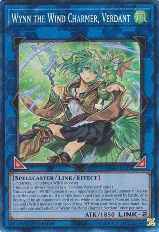 Wynn the Wind Charmer, Verdant (PCR) - RA03-EN045 - Prismatic Collector's Rare