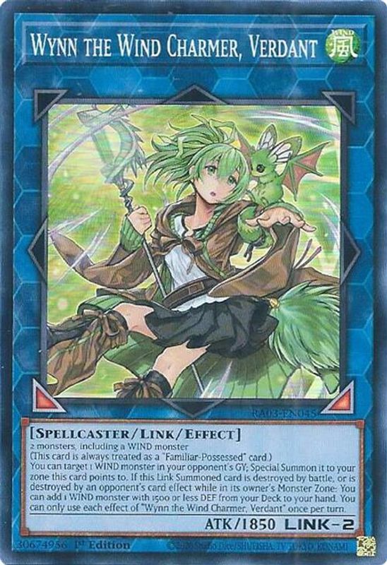 Wynn the Wind Charmer, Verdant - RA03-EN045 - Super Rare