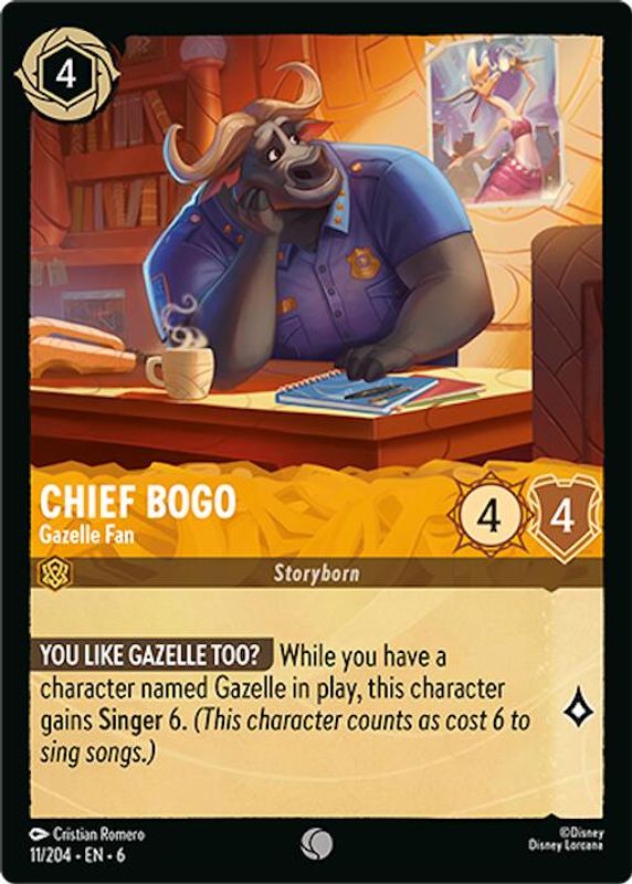 Chief Bogo - Gazelle Fan - 11/204 - Common