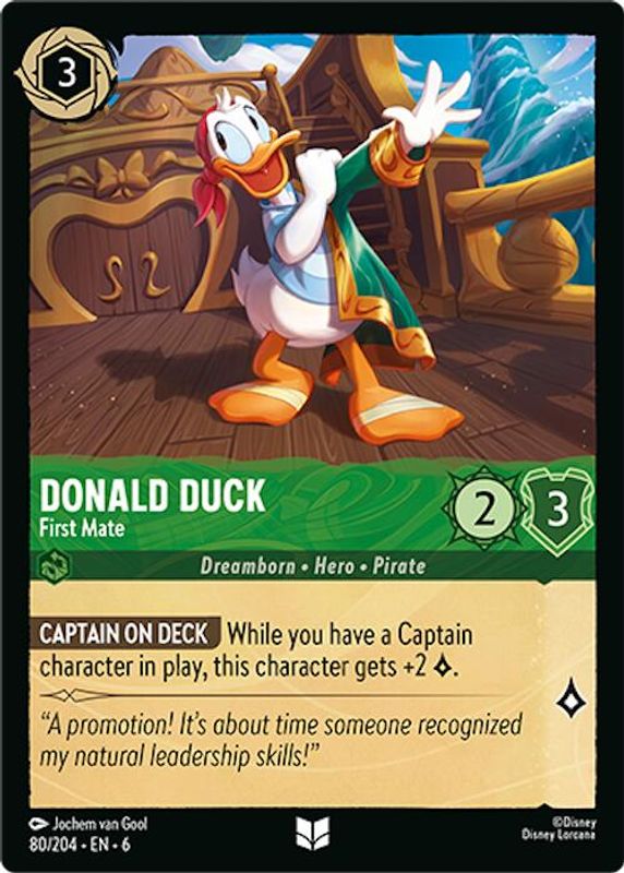 Donald Duck - First Mate - 80/204 - Uncommon