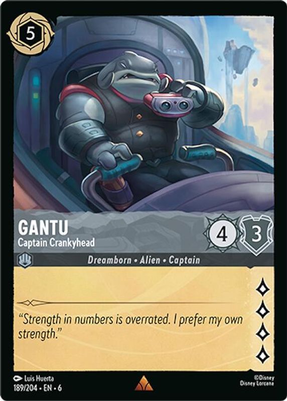 Gantu - Captain Crankyhead - 189/204 - Rare