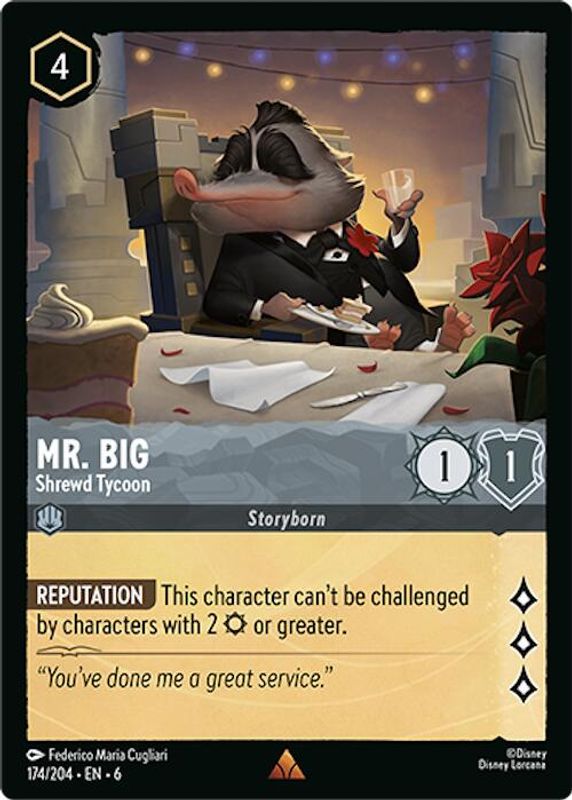 Mr. Big - Shrewd Tycoon - 174/204 - Rare