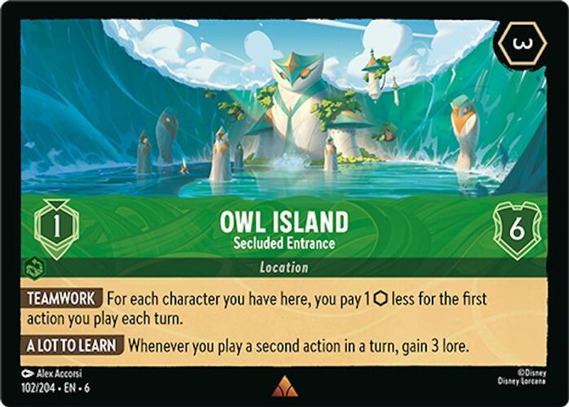 Owl Island - Secluded Entrance - 102/204 - Rare