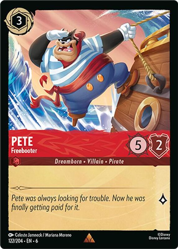 Pete - Freebooter - 122/204 - Rare