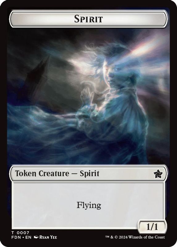 Spirit // Cat (0001) Doubled-Sided Token - 1 // 7 - Token