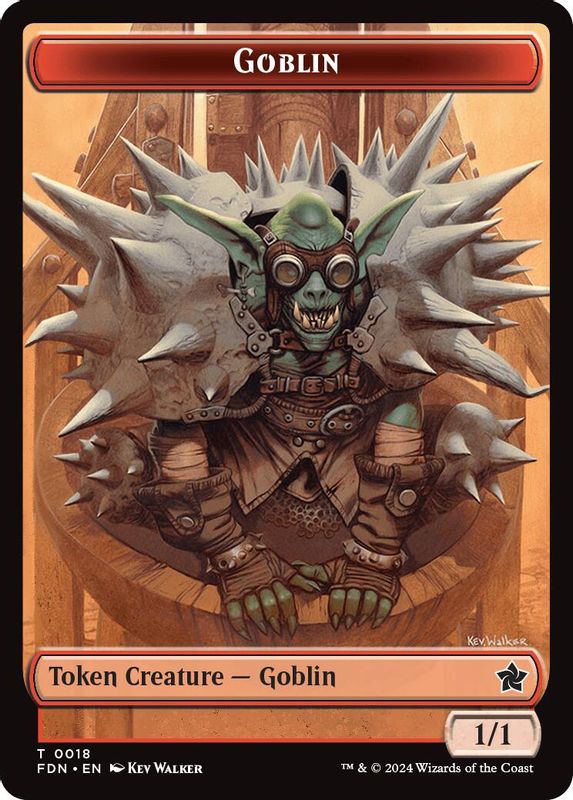 Goblin // Insect Doubled-Sided Token - 18 // 21 - Token