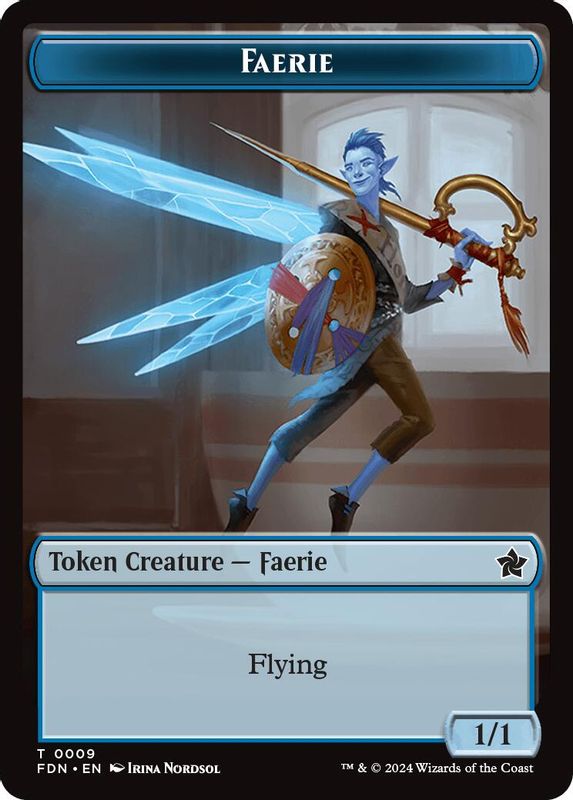 Faerie // Fish Doubled-Sided Token - 9 // 10 - Token