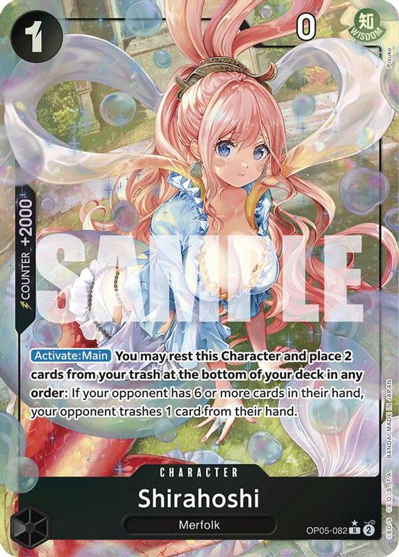 Shirahoshi (OP05-082) (Alternate Art) - OP05-082 - Rare