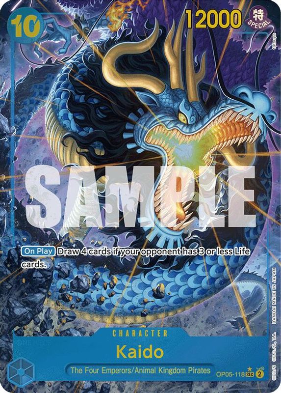 Kaido (OP05-118) (Alternate Art) - OP05-118 - Secret Rare