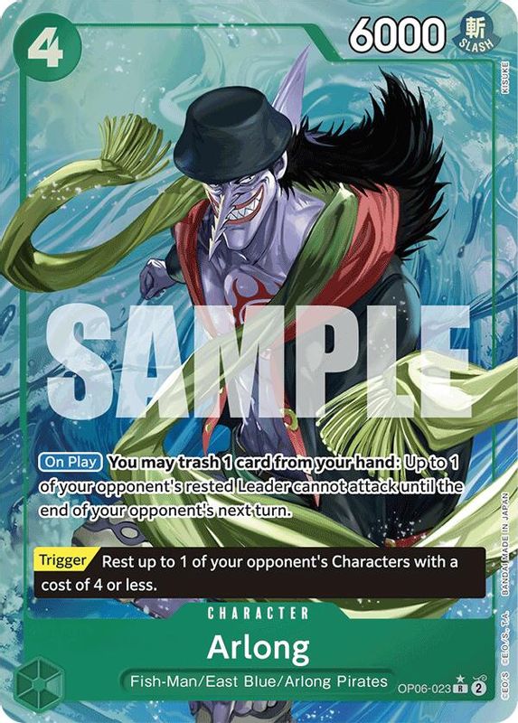 Arlong (Alternate Art) - OP06-023 - Rare