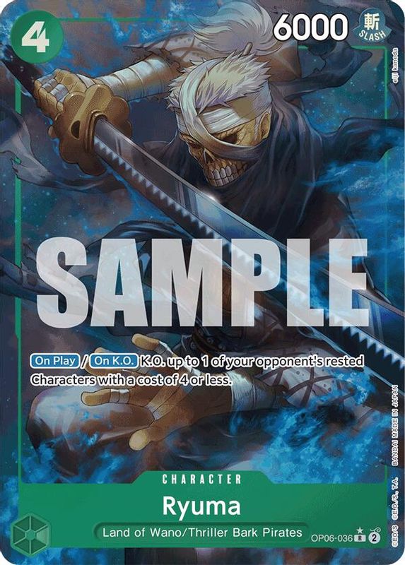 Ryuma (Full Art) - OP06-036 - Rare