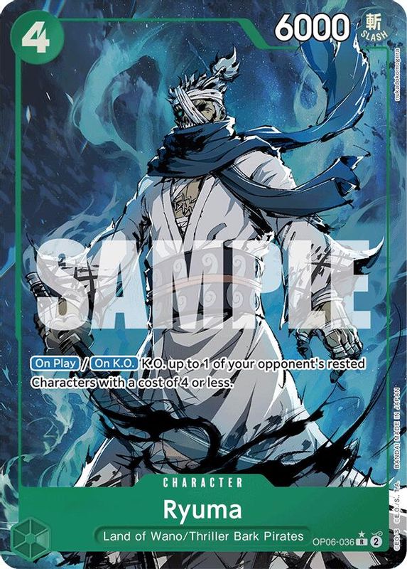 Ryuma (Alternate Art) - OP06-036 - Rare