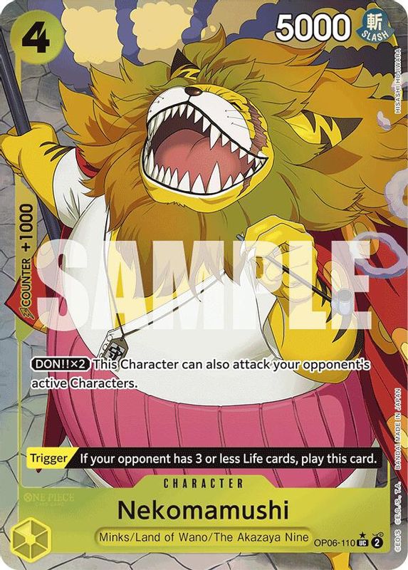 Nekomamushi (Full Art) - OP06-110 - Uncommon