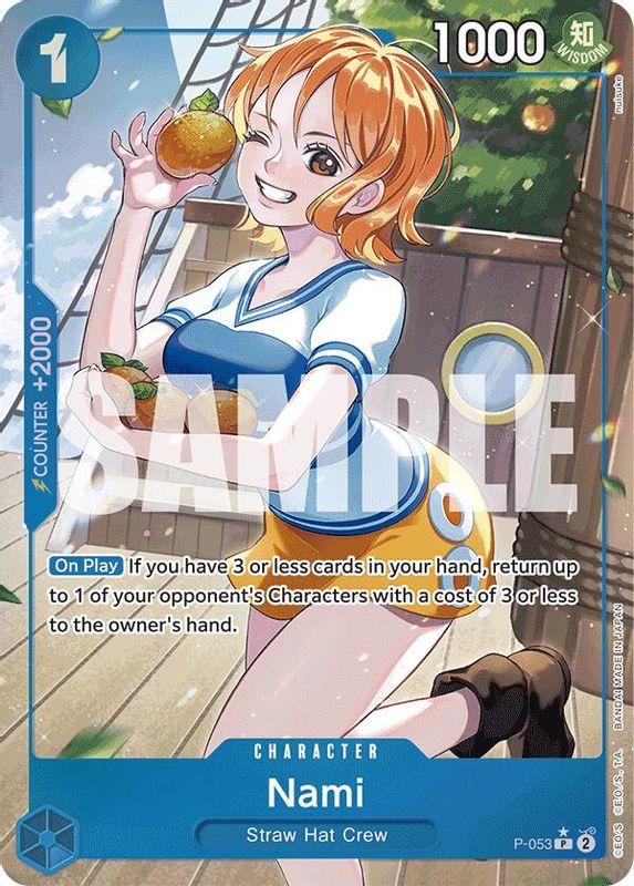 Nami (P-053) (Full Art) - P-053 - Promo