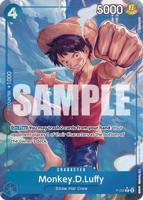 Monkey.D.Luffy (P-055) (Full Art) - P-055 - Promo