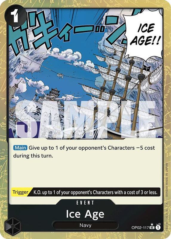 Ice Age (Textured Foil) - OP02-117 - Uncommon