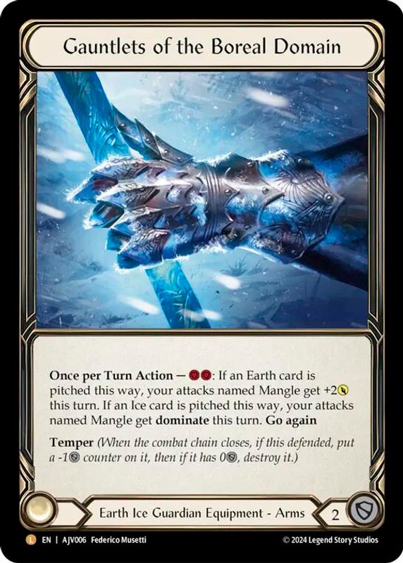 Gauntlets of the Boreal Domain - AJV006 - Legendary