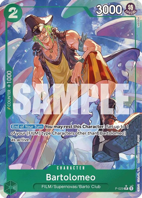 Bartolomeo (P-029) (Full Art) - P-029 - Promo