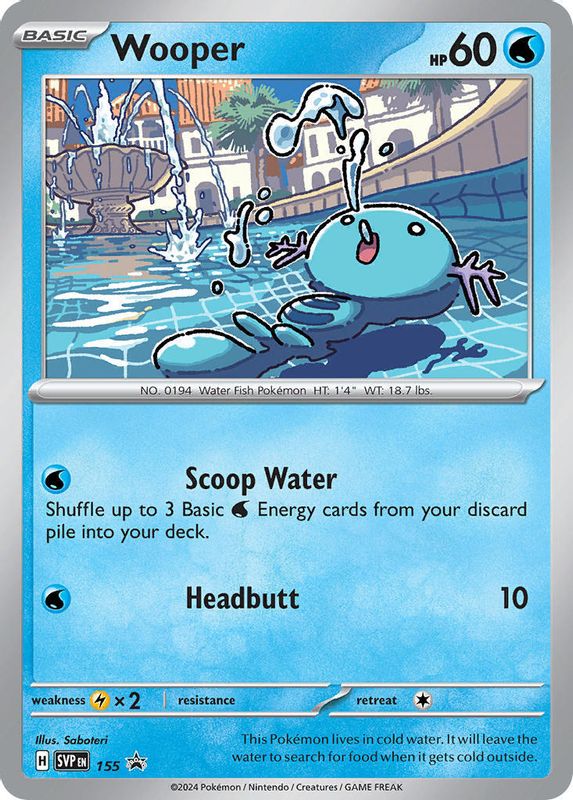 Wooper - 155 - 155 - Promo