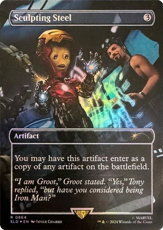 Sculpting Steel (Rainbow Foil) - 864 - Rare