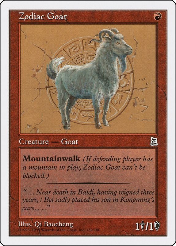 Zodiac Goat - 132 - Common