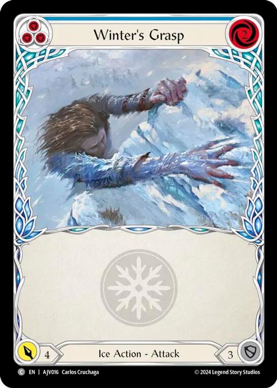 Winter's Grasp (Blue) - AJV016 - Common