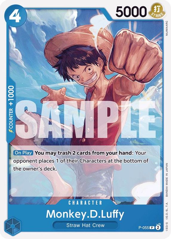 Monkey.D.Luffy (P-055) (Reprint) - P-055 - Promo