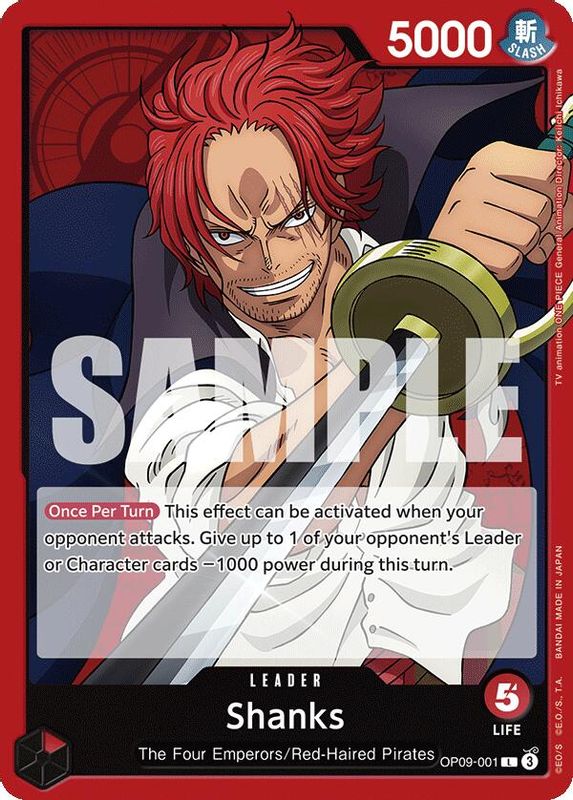 Shanks (001) - OP09-001 - Leader