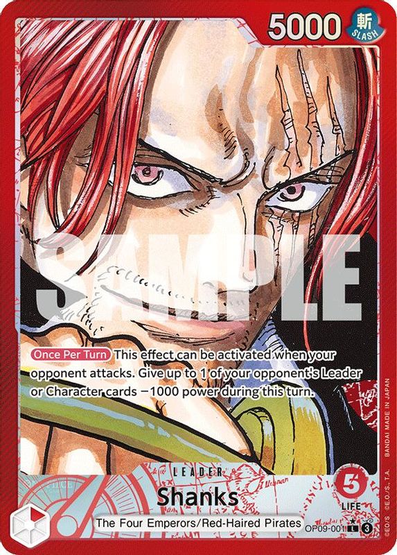 Shanks (001) (Parallel) - OP09-001 - Leader