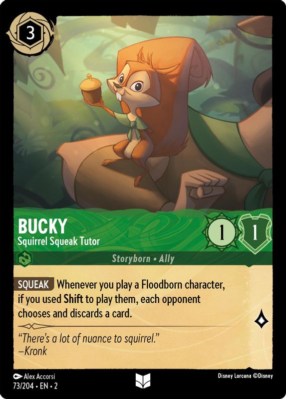 Bucky - Squirrel Squeak Tutor (Errata Version) - 73/204 - Uncommon