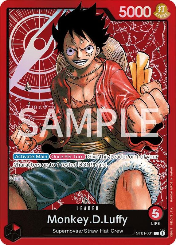 Monkey.D.Luffy - ST01-001 - Leader