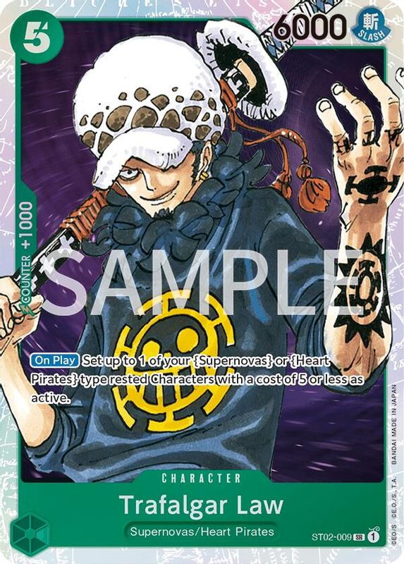 Trafalgar Law - ST02-009 - Super Rare